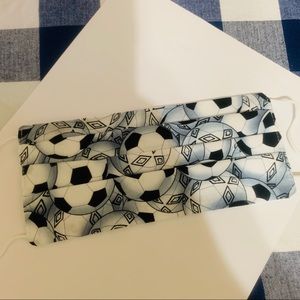 HANDMADE SOCCER BALL FACE MASK